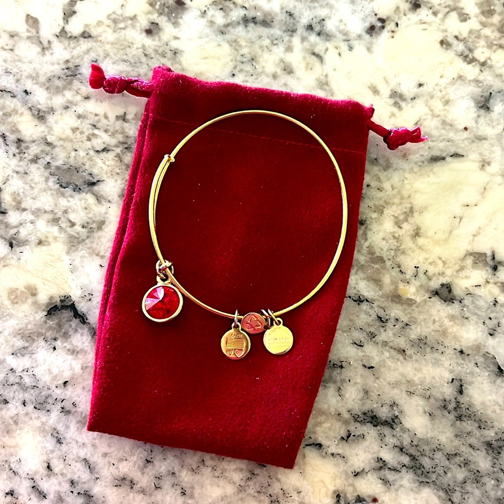 Alex & Ani Birthstone July Bracelet